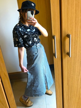 「アクティブ」｜「アイテム（スカート）」を使った、mykeychanさん（レディース・159cm）の夏コーディネート