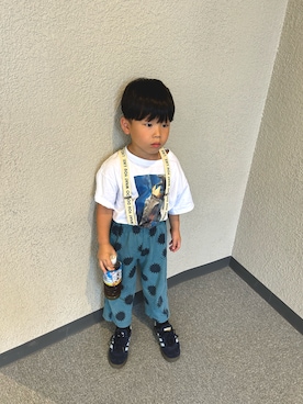 「アイテム（Tシャツ/カットソー）」を使った、ritodanさん（キッズ・100cm）の夏コーディネート