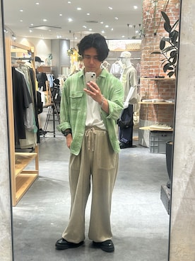 「CIAOPANIC TYPY（チャオパニックティピー）のアイテム（パンツ）」を使った、masayoさん（メンズ・168cm）の春コーディネート