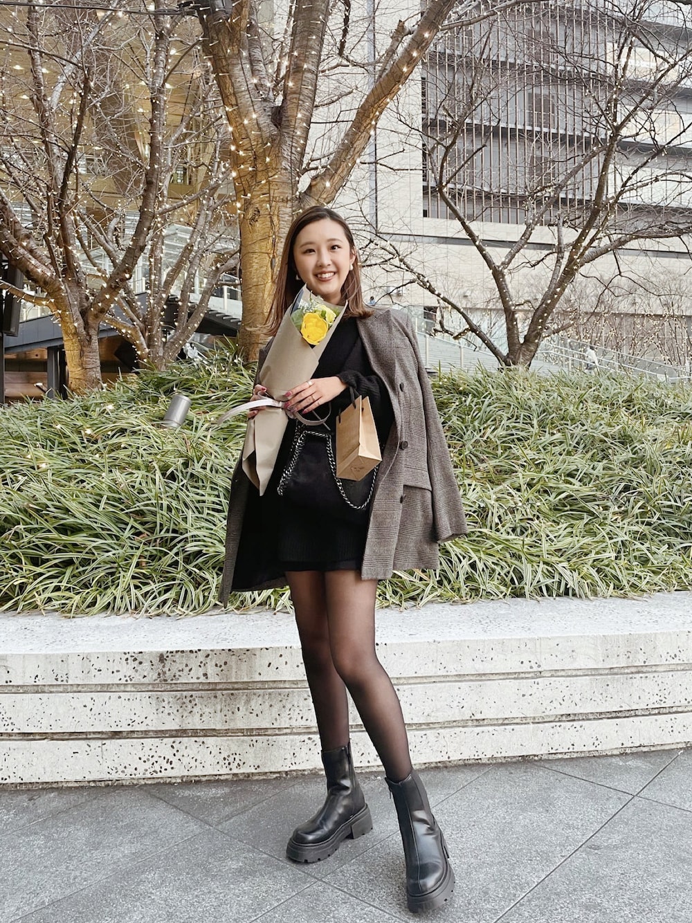 ファンキー✴︎ZARA テーラードジャケットとブローチ４点 ZARA 新品 ZW COLLECTION ウール ストレートフィット ブレザー