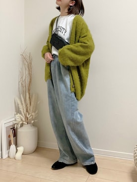 「SVEC（シュベック）のアイテム（シューズ）」を使った、だぶるさん（レディース・160cm）の冬コーディネート