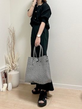 「AS KNOW AS plus」｜だぶるさん（レディース・160cm）の春コーディネート