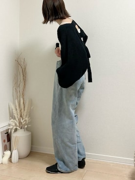 「AS KNOW AS plus（アズノゥアズプラス）のアイテム（キャミソール）」を使った、だぶるさん（レディース・160cm）の春コーディネート
