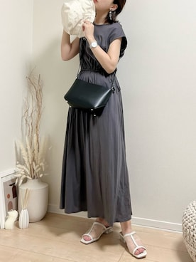 「URBAN RESEARCH ROSSO WOMEN（アーバンリサーチ　ロッソ）のアイテム（ワンピース/ドレス）」を使った、だぶるさん（レディース・160cm）の夏コーディネート