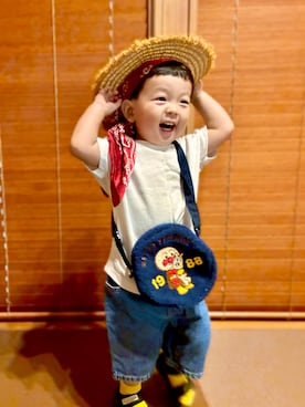「アイテム（Tシャツ/カットソー）」を使った、taiさん（キッズ・90cm）の夏コーディネート