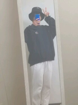 「JET LAG（ジェットラグ）のアイテム」を使った、まつさん（レディース・164cm）の冬コーディネート