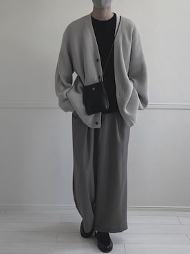 「remer（リメール）のアイテム」を使った、Ryuさん（メンズ・180cm）の春コーディネート