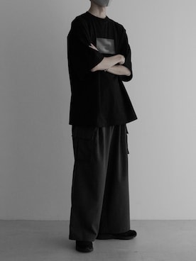 「remer（リメール）のアイテム（パンツ）」を使った、Ryuさん（メンズ・180cm）の夏コーディネート