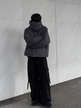 「アイテム（ダウンジャケット/コート）」を使った、Ryuさん（メンズ・180cm）の秋コーディネート