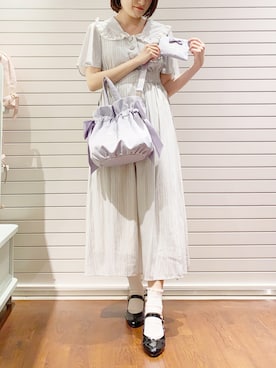 「Maison de FLEUR（メゾンドフルール）のアイテム（財布/小物）」を使った、sayaさん（レディース・151cm）の夏コーディネート