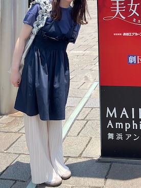 「KBF（ケイビーエフ）のアイテム」を使った、saさん（レディース・153cm）の夏コーディネート