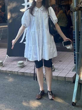 「アイテム（シューズ、その他）」を使った、𝙝𝙖𝙧𝙪𝙠𝙖さん（レディース・169cm）の夏コーディネート