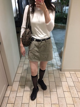 「H&M」｜𝙝𝙖𝙧𝙪𝙠𝙖さん（レディース・169cm）の秋コーディネート