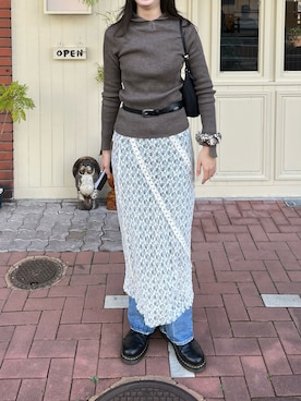 𝙝𝙖𝙧𝙪𝙠𝙖さん（レディース・169cm）の秋コーディネート