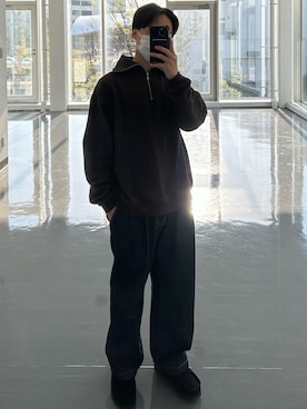 「クラークス」｜「アイテム（セットアップ）」を使った、gen.さん（メンズ・162cm）の春コーディネート