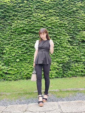 クミさん（レディース・155cm）の夏コーディネート