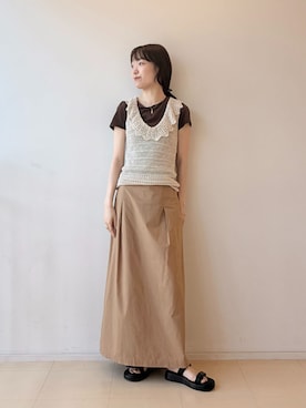 「LE TALON（ルタロン）のアイテム」を使った、sakuranbocherryさん（レディース・155cm）の夏コーディネート