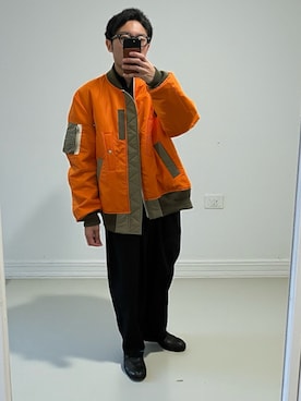 「PADRONE（パドローネ）のアイテム」を使った、tessy6021さん（メンズ・179cm）の冬コーディネート