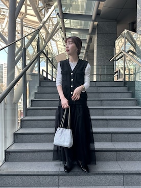 「Te chichi（テチチ）のアイテム（その他シューズ）」を使った、ayakaさん（レディース・155cm）の春コーディネート