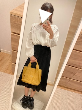 「Amulet（アミュレット）のアイテム」を使った、＊m a y u＊さん（レディース・144cm）の秋コーディネート