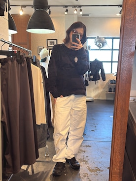 「orSlow（オアスロウ）のアイテム」を使った、rumiさん（レディース・160cm）の冬コーディネート