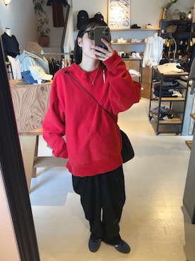 「CAMBER（キャンバー）のアイテム」を使った、rumiさん（レディース・160cm）の冬コーディネート