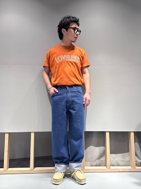 「アイテム（モカシン/デッキシューズ）」を使った、Y.さん（メンズ・172cm）の夏コーディネート
