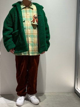 「doublet（ダブレット）のアイテム（その他アウター）」を使った、Y.さん（メンズ・172cm）の秋コーディネート