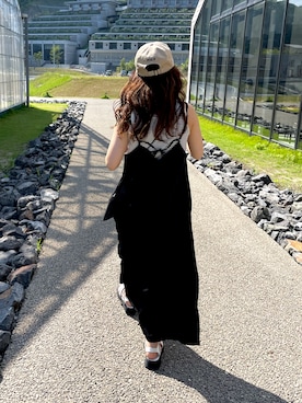 「POLO（ポロ）のアイテム（帽子）」を使った、𝙮さん（レディース・147cm）の夏コーディネート