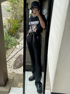 「URBAN RESEARCH Sonny Label（アーバンリサーチサニーレーベル）のアイテム（帽子）」を使った、悠さん（メンズ・174cm）の夏コーディネート