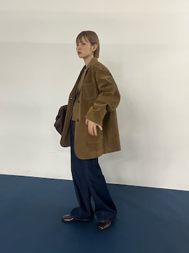 「アイテム（テーラードジャケット）」を使った、serikaさん（レディース・153cm・20代）の夏コーディネート