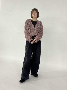 「KBF（ケイビーエフ）のアイテム」を使った、serikaさん（レディース・153cm）の秋コーディネート