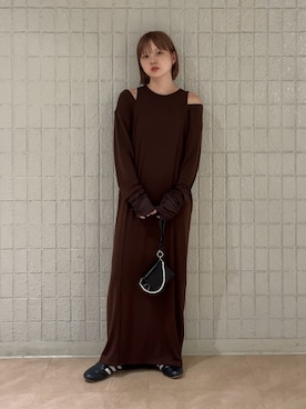 「アイテム（財布）」を使った、serikaさん（レディース・153cm）の秋コーディネート
