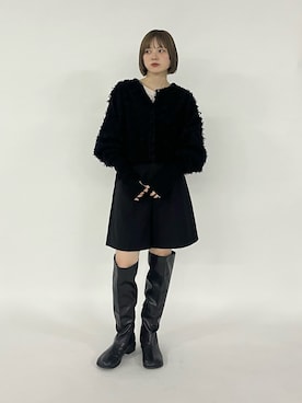 「KBF（ケイビーエフ）のアイテム」を使った、serikaさん（レディース・153cm）の秋コーディネート