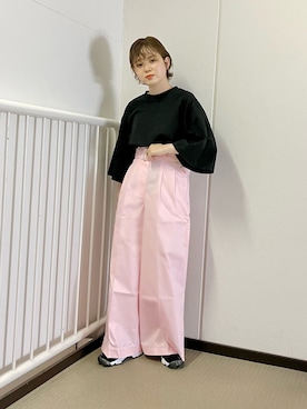 「kbf_ootd」｜「アイテム（その他）」を使った、serikaさん（レディース・153cm）の春コーディネート