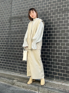 「kbf_ootd」｜「アイテム（その他）」を使った、serikaさん（レディース・153cm）の春コーディネート