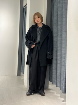 「ワントーンコーデ」｜serikaさん（レディース・153cm）の冬コーディネート