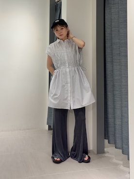 「KBF（ケイビーエフ）のアイテム（帽子）」を使った、serikaさん（レディース・153cm）の夏コーディネート