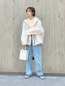 「kbf_ootd」｜「アイテム（マウンテンパーカー）」を使った、serikaさん（レディース・153cm）の春コーディネート