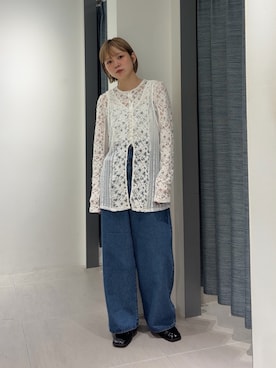「KBF（ケイビーエフ）のアイテム（パンツ）」を使った、serikaさん（レディース・153cm）の夏コーディネート