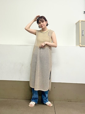 「kbf_ootd」｜「アイテム（その他）」を使った、serikaさん（レディース・153cm）の夏コーディネート