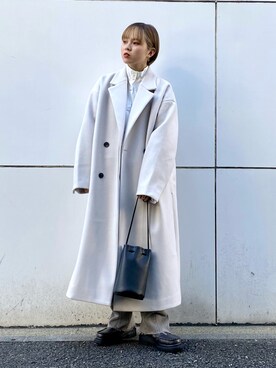 「kbf_ootd」｜「アイテム（チェスターコート）」を使った、serikaさん（レディース・153cm）の秋コーディネート