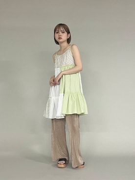 「kbf_ootd」｜「アイテム（ワンピース/ドレス）」を使った、serikaさん（レディース・153cm）の夏コーディネート