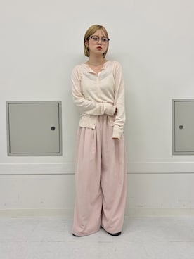 「KBF（ケイビーエフ）のアイテム（トップス）」を使った、serikaさん（レディース・153cm）の秋コーディネート