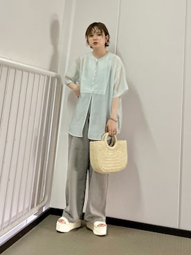 「kbf_ootd」｜「アイテム（その他）」を使った、serikaさん（レディース・153cm）の春コーディネート