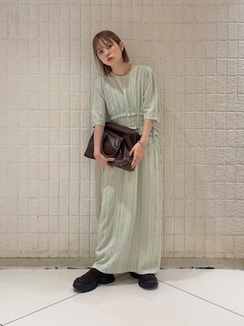 「骨格ナチュラル」｜serikaさん（レディース・153cm）の夏コーディネート