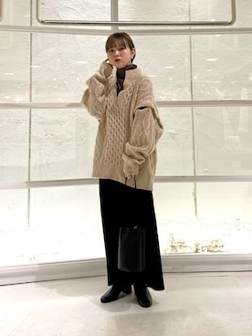 serikaさん（レディース・153cm）の冬コーディネート