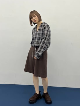 「KBF（ケイビーエフ）のアイテム」を使った、serikaさん（レディース・153cm）の夏コーディネート