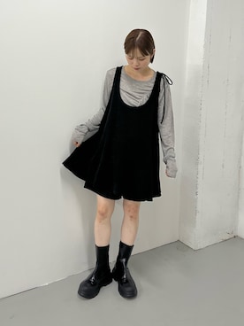 「KBF（ケイビーエフ）のアイテム」を使った、serikaさん（レディース・153cm）の秋コーディネート
