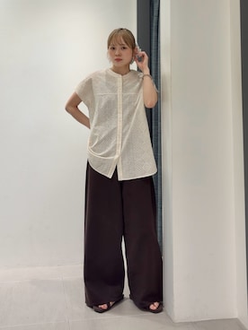 「KBF（ケイビーエフ）のアイテム（パンツ）」を使った、serikaさん（レディース・153cm）の夏コーディネート